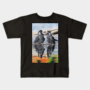 Black Cockatoo Bliss Kids T-Shirt